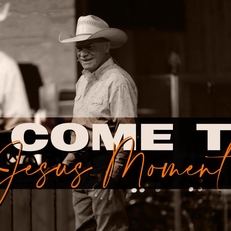 A Come to Jesus Moment